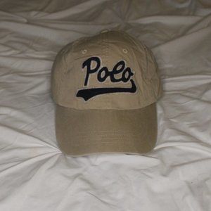 Beige Polo Hat